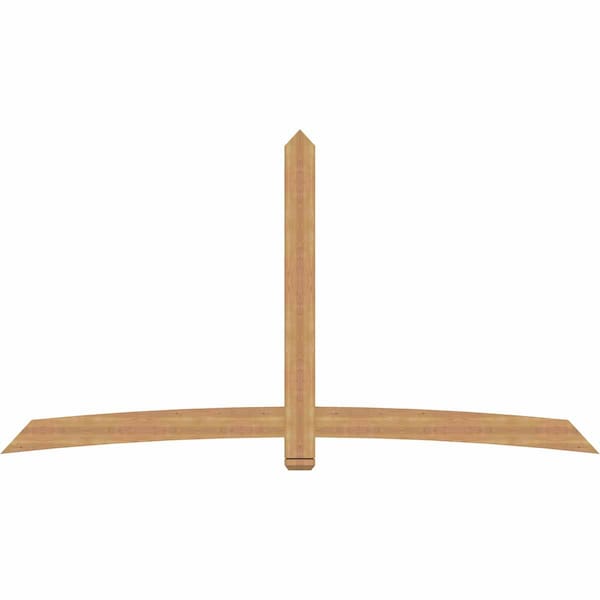 Ekena Millwork Bellingham Timber Gable Bracket, Western Red Cedar, 108"W x 58"H x 1 1/2"D x 5 1/2"F, 13/12 Pitch GBW108X58X0206BEL00SWR - main